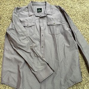 Prana Mens long sleeve dress shirt